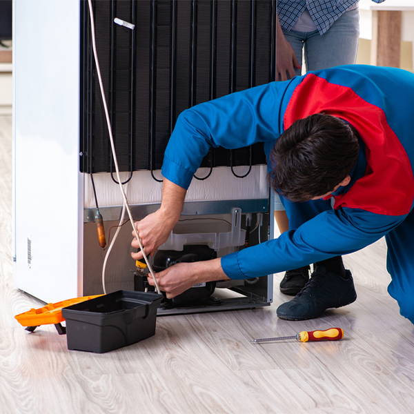 how much do you charge for refrigerator repair services in South Waverly Pennsylvania